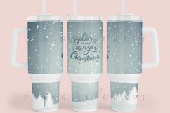 believe in the magic of christmas 40oz quencher tumbler sublimation full wrap high resolution transparant background