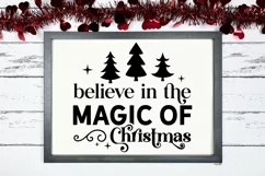Believe In The Magic Of Christmas SVG ,Christmas SVG Design Product Image 2
