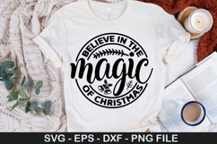 04 Christmas SVG Design - Believe in the Magic of Christmas Product Image 3
