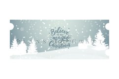 believe in the magic of christmas coffee mug sublimation wrap glass mug wrap svg presized for 11oz and 15oz glass mug are sublimation files
