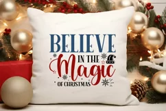 Believe In The Magic Of Christmas SVG , Christmas SVG Design Product Image 3