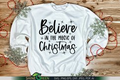 Believe in the Magic of Christmas SVG - Christmas SVG Product Image 1