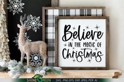 Believe in the Magic of Christmas SVG - Christmas SVG Product Image 3