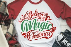 Believe In The Magic Of Christmas SVG Design, Xmas Cut Files Product Image 3