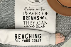 Believe in the Power Sleeve SVG, Inspirational SVG Design Product Image 3
