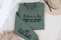 Believe in the Power of Sleeve SVG, Positivity Sleeve SVG Product Image 3