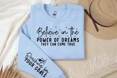 Believe in the Power of Sleeve SVG, Positivity Sleeve SVG Product Image 2