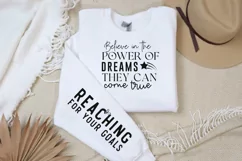 Believe in the Power Sleeve SVG, Inspirational SVG Design Product Image 2