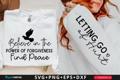 Believe In The Power Sleeve SVG, Inspirational SVG Design Product Image 1
