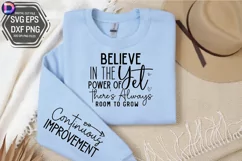 Believe in the Power of Sleeve SVG, Motivational Sleeve SVG Product Image 2