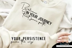 Believe In Your Journey Sleeve SVG, Motivational SVG Design Product Image 1