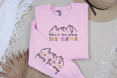 Believe in your journey trust your path Sleeve SVG Product Image 2