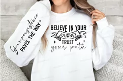 Believe In Your Journey Sleeve SVG, Motivational SVG Design Product Image 2