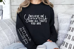 Believe in yourself and all that you are Sleeve SVG Product Image 2