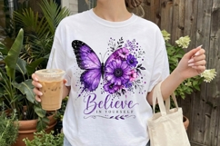 Believe In Yourself Butterfly PNG Product Image 2