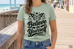 Believe In Yourself SVG PNG Motivational Quote Product Image 3