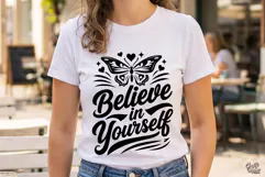 Believe In Yourself SVG PNG Motivational Quote Product Image 5