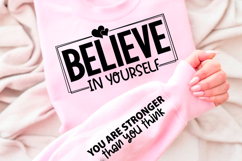 Believe In Yourself SVG Design Product Image 3