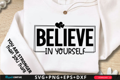 Believe In Yourself SVG Design Product Image 1
