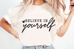Believe In Yourself Svg Design Product Image 4