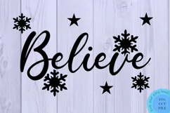 Believe Svg Christmas Doormat Svg Christmas Svg Welcome Mat Product Image 2