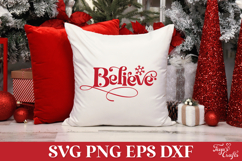 Believe Christmas SVG Quote Product Image 3