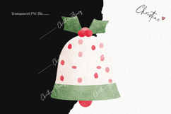 Cute Christmas Bell Clipart | Christmas PNG Product Image 2