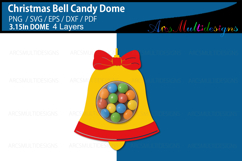 Christmas Bell candy Dome Product Image 2