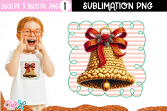 Bell Crochet Christmas Sublimation Design