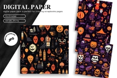Halloween Pattern Background Scare Horror Ghost Wallpaper6 Product Image 1