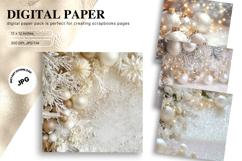 Christmas Ornament Background Backdrop Party Wallpaper_10 Product Image 1