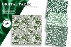 Christmas Tree Background Pattern Digital Paper Wallpaper_26 Product Image 1