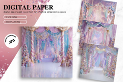 Fairytale Castle Background Girl Princess Studio Backdrop_5 Product Image 1