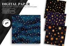 Black Snowflake Bokeh Sparkle Christmas Background Backdrop Product Image 1