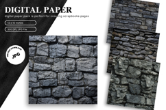 Stone Texture Background Wall Art Backdrop Rock Wallpaper_27 Product Image 1