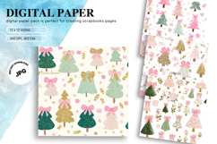 Christmas Ornament Background Seamless Pattern Gift Wrap_7 Product Image 1
