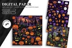 Halloween Pattern Background Scare Horror Ghost Wallpaper11 Product Image 1