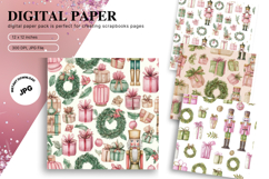 Gift Box Christmas Background Seamless Pattern Gift Wrap_14 Product Image 1
