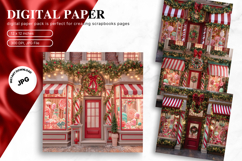 Christmas Scene Background Winter Snow Wallpaper Backdrop_12 Product Image 1