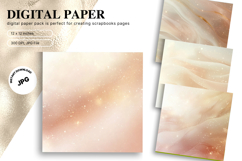 gold glitter Background Wallpaper Sparkles Digital Paper_12 Product Image 1