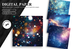Galaxy Star background Abstract Space Party Decor Backdrops Product Image 1