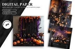 Halloween Background Ghost Scary Tomb Wallpaper Backdrop12 Product Image 1