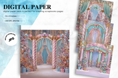 Fairytale Castle Background Girl Princess Studio Backdrop_7 Product Image 1