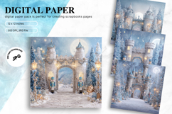 Fairytale Castle Background Girl Princess Studio Backdrop_4 Product Image 1