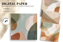 Boho Background Pattern Digital Paper Wallpaper Scrapbook_14 Product Image 1
