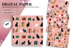 Gift Box Christmas Background Seamless Pattern Gift Wrap_4 Product Image 1
