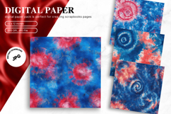 Blue Tie dye Texture Background Wallpaper Digital Paper Product Image 1