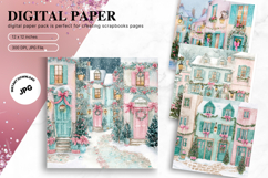 Christmas Scene Background Winter Snow Wallpaper Backdrop_19 Product Image 1