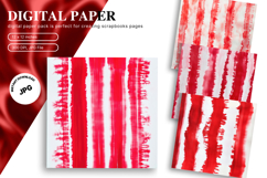 Red Tie dye Texture Background Wallpaper Digital Paper Product Image 1