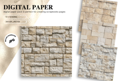 Stone Texture Background Wall Art Backdrop Rock Wallpaper_14 Product Image 1